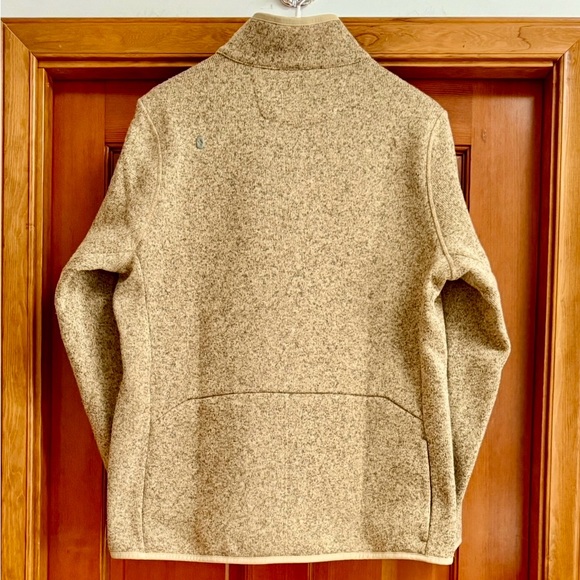 FIGS On Shift Sweater Knit Jacket Size XL Heather Light Oak 🤎🤍🤎 - Picture 15 of 15